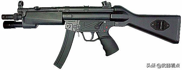 在外形上mp5a2和a3与mp5和mp5a1一样,只是在枪管的安装方法作了改良