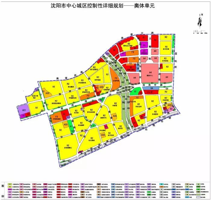 浑南区奥体单元详细规划:以居住为主的多功能综合型区域