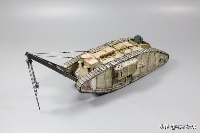 模玩秀：一战英国MKIV 雌性修理回收车