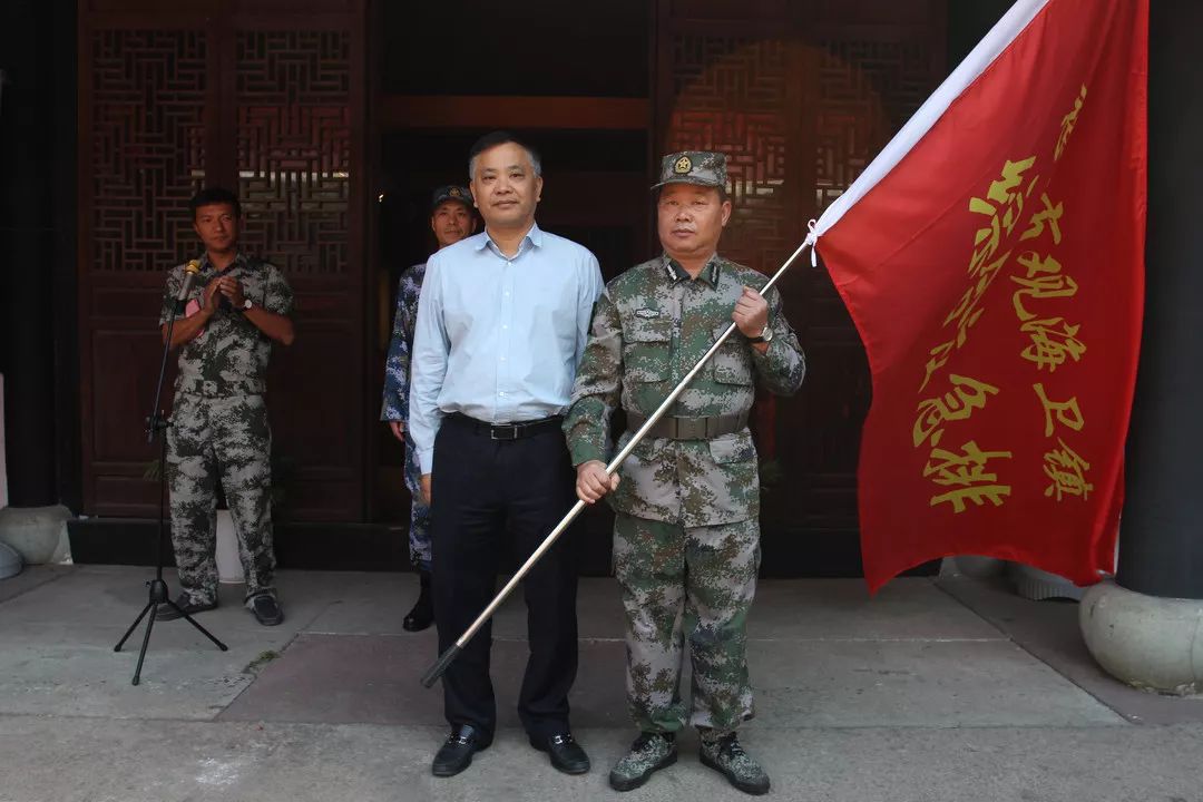 观海卫镇副,鲁小明讲话 鲁向对们今后的工作