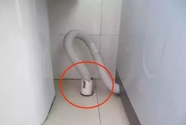 2,洗衣机的下水管接口