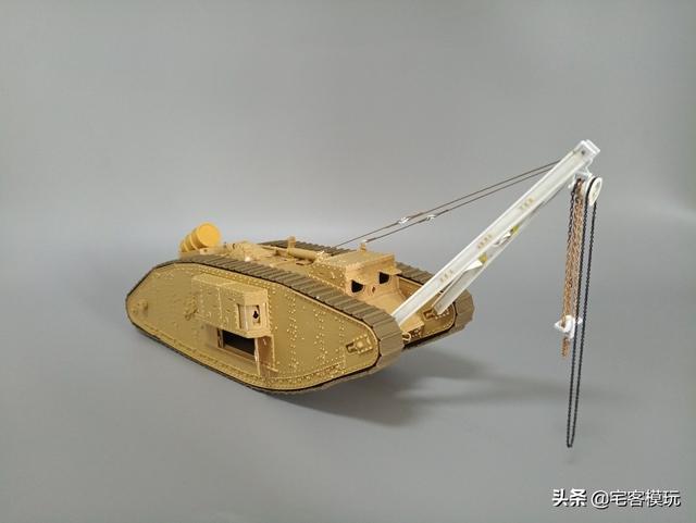 模玩秀：一战英国MKIV 雌性修理回收车