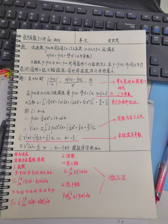 在记录完成错题及解析过程后最好将例题表现出的通用知识点或者解题