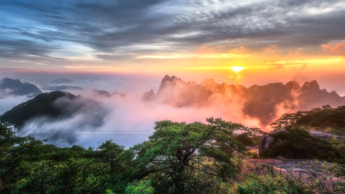 我国看日落最美的5处景点,美成了一幅画,个个值得一去