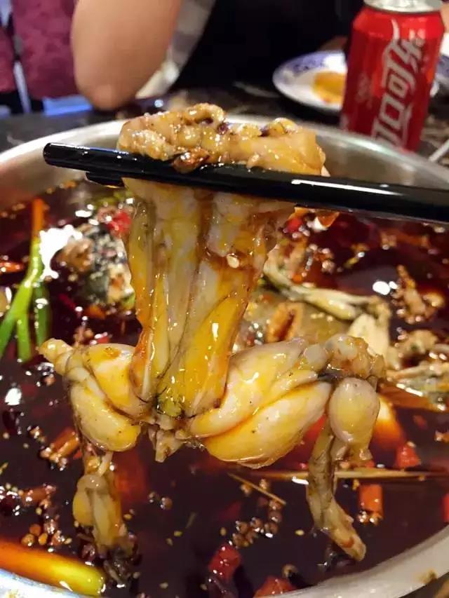 南充美食分享 美蛙鱼头火锅近年来流行南充,可以说家喻户晓