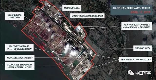 最新卫星照片显示:003航母船体已经建造完毕,预计完工