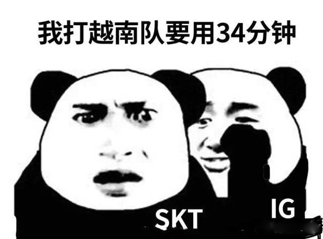 ig击败skt后表情包涵盖元素极广!faker发挥不佳竟是因