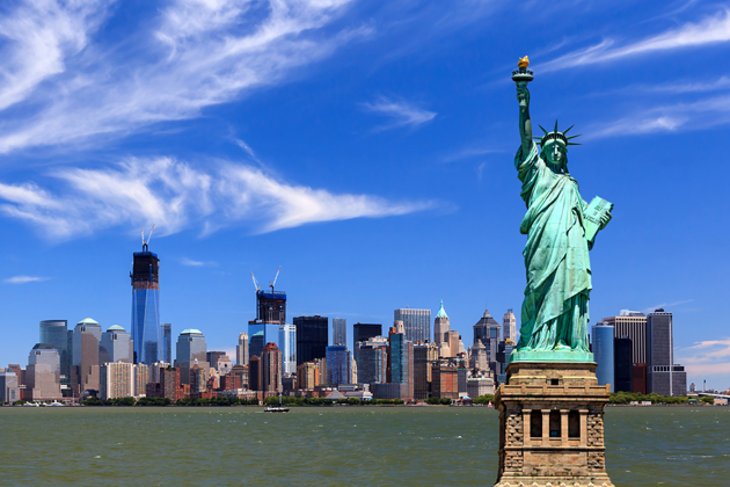 纽约市十大热门旅游景点攻略指南 自由女神像是法国送给美国的礼物