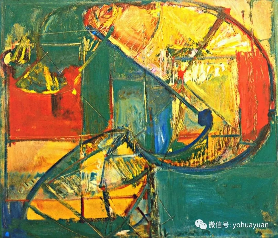 绘画欣赏—hans·hofmann_汉斯·霍夫曼