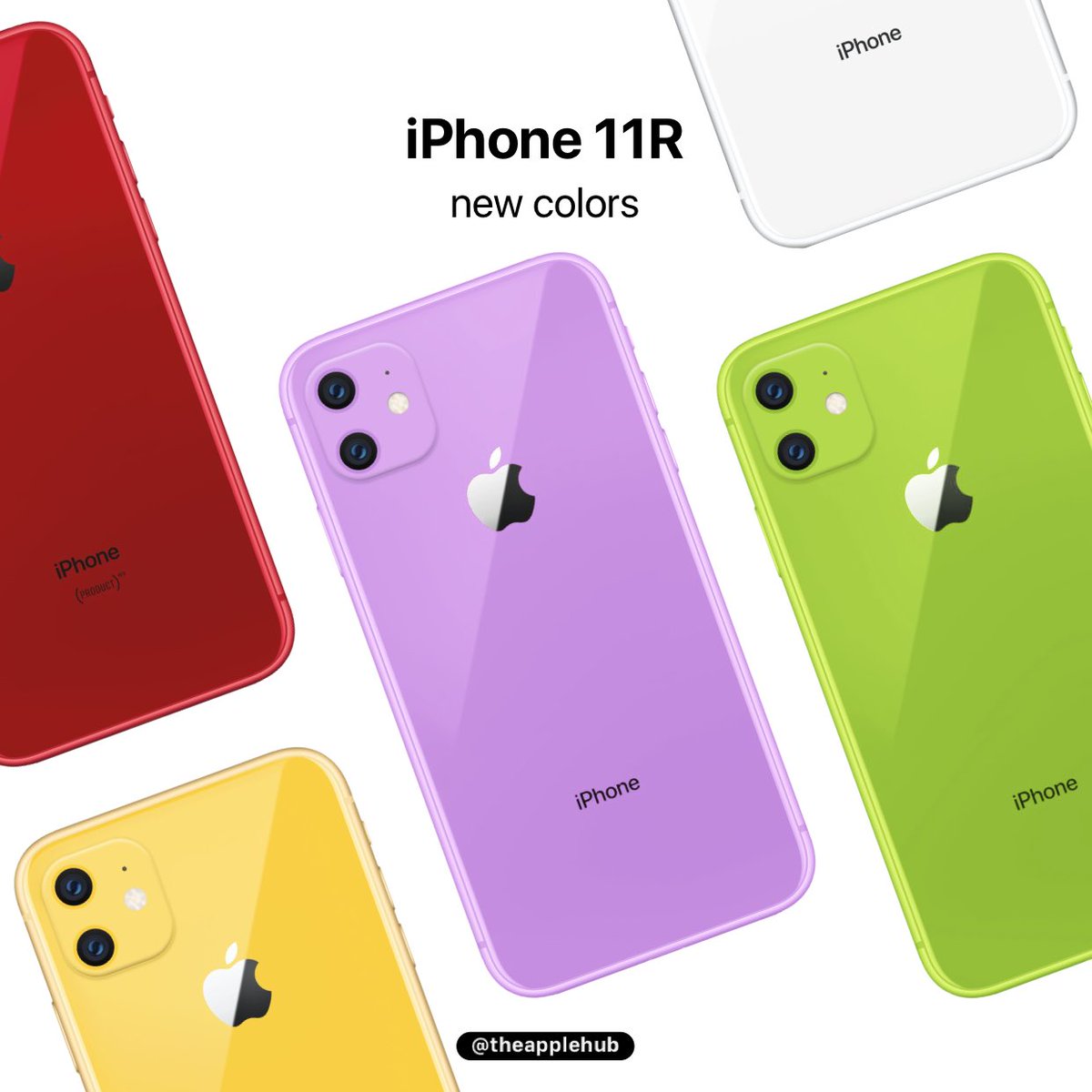 iphone11r新配色渲染图首秀:又要真香了?