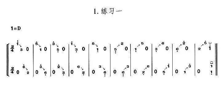 雨筝堂|分享:9个古筝特殊技法练习曲谱合集