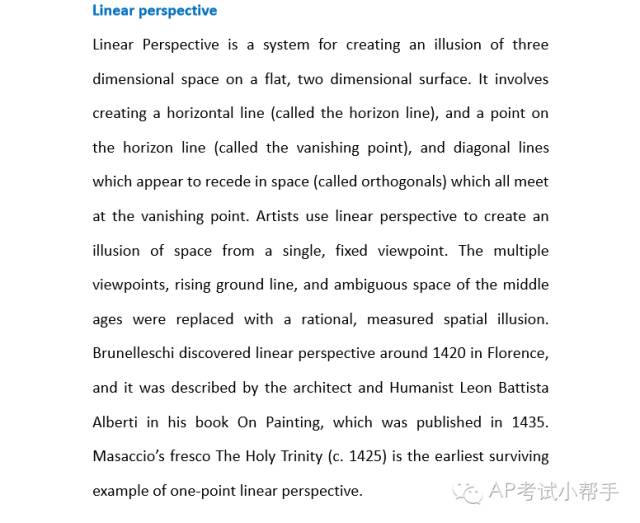 AP艺术史词汇总结!附解析