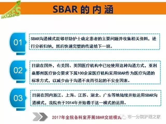 【ppt】医护沟通好方式,sbar交班模式在临床中应用