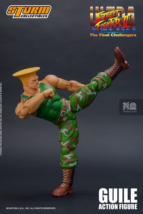 storm toys《街头霸王2》美国大兵 古烈/guile 1:12可动人偶