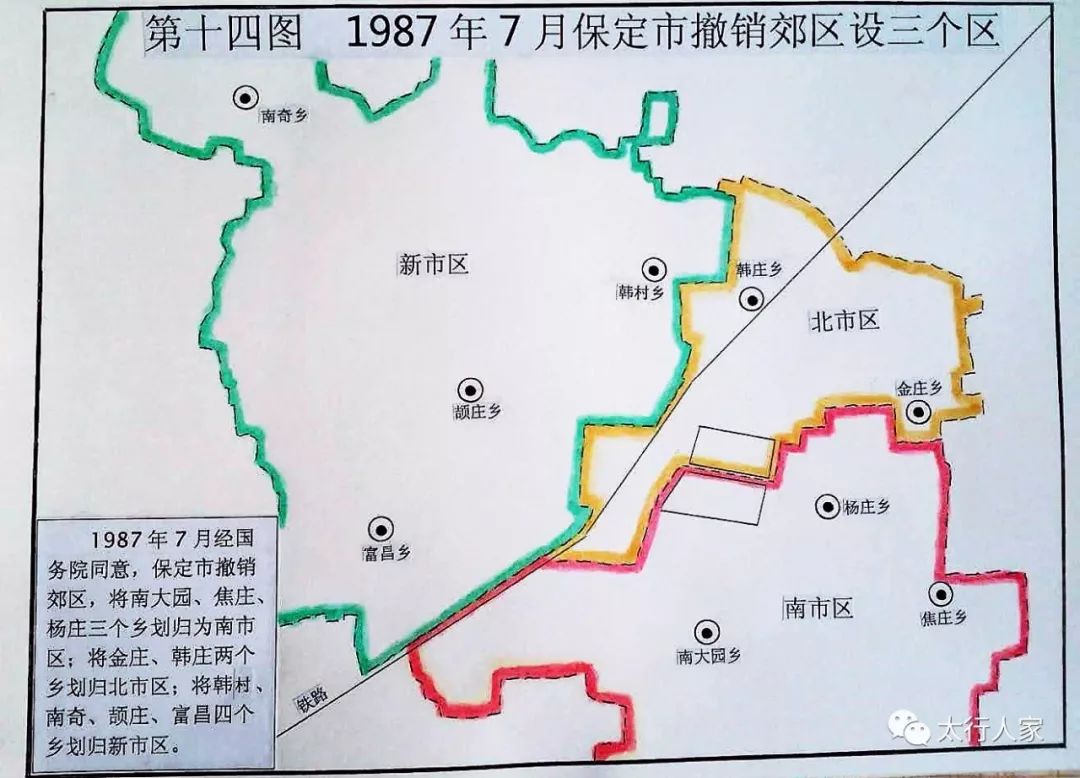 1949至2019,70年来保定市行政区化的变化