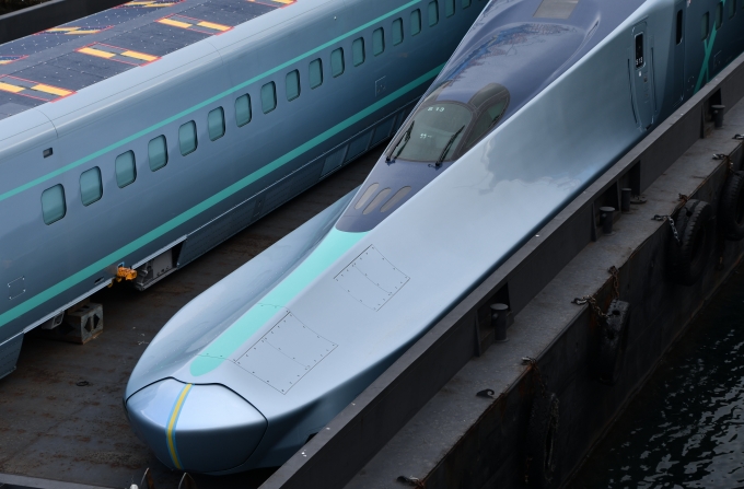 时速360公里的日本新干线列车在羽生结弦故乡仙台与新青森间试验试跑