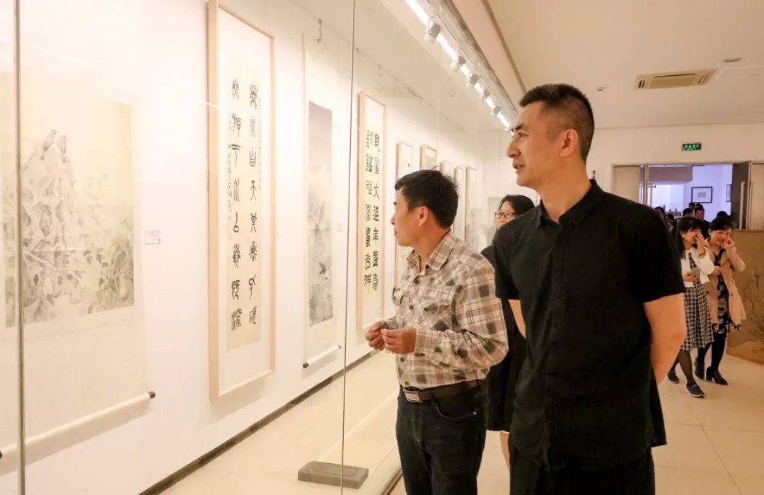 2019宣鳙书院师生书画作品展在李可染艺术馆开幕