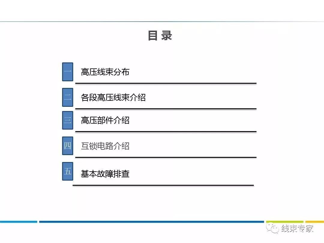 电动汽车高压线束及高压部件剖析高清图片