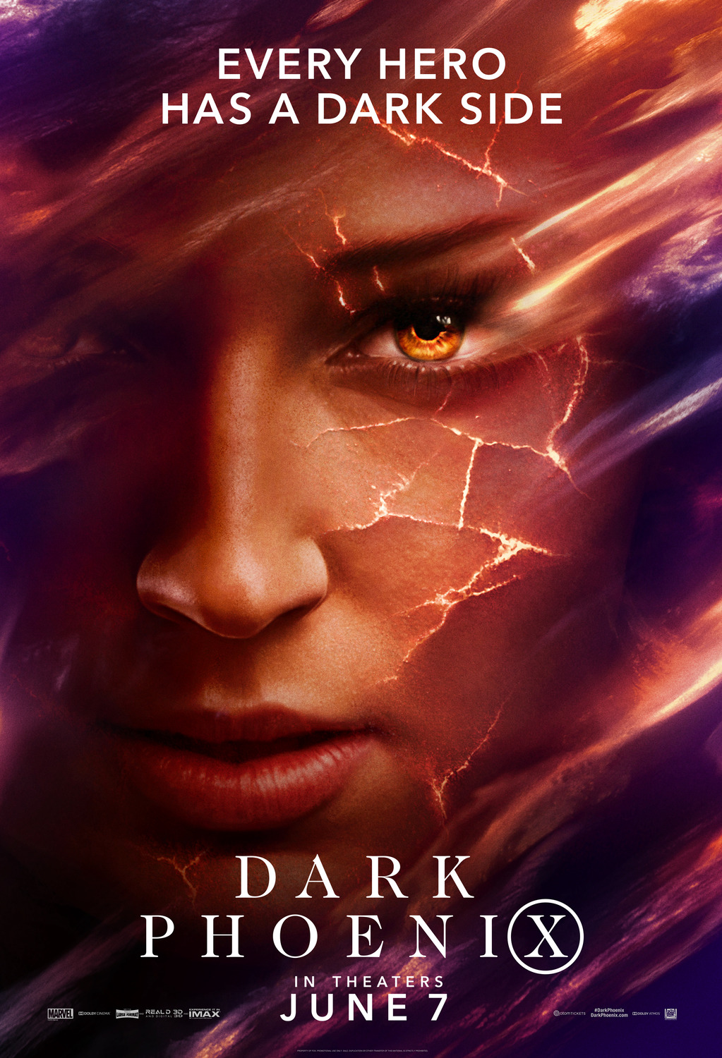 电影海报欣赏x战警黑凤凰darkphoenix