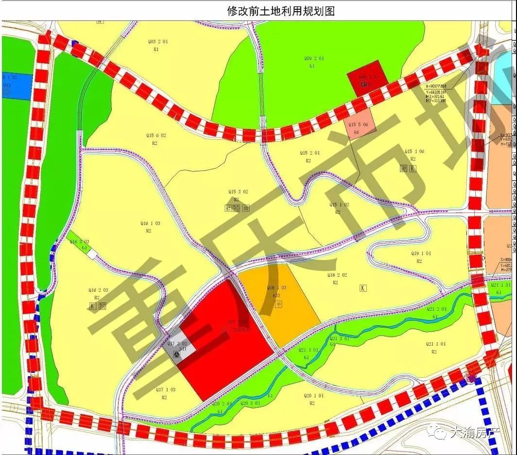 企鹅前线观音桥悦来北部新区等组团地块调规涉及用地属性容积率等