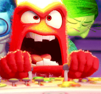 以后表达生气,愤怒的情绪就不要只会用"angry"咯!(图源:soogif.