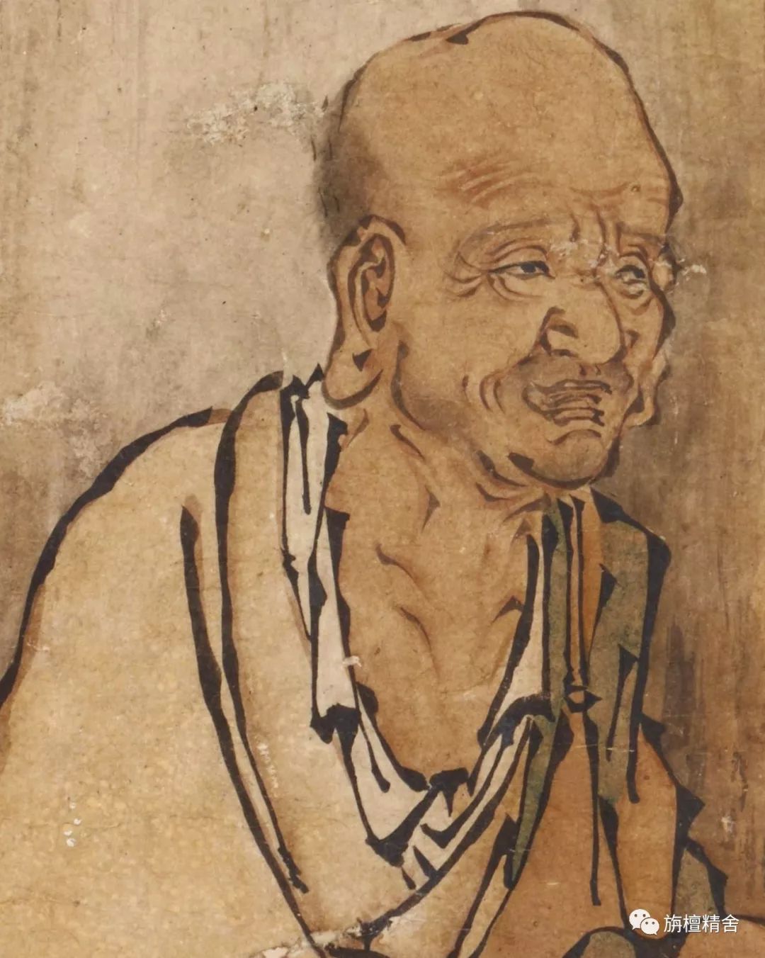 禅宗绘画力作:狩野元信所绘《祖师图》