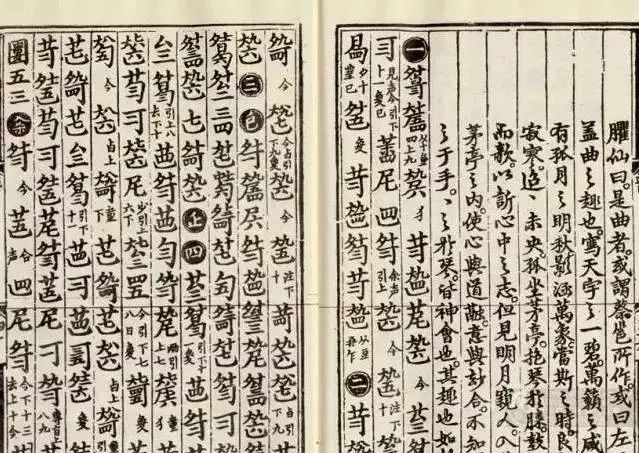 朱权编印的《神奇秘谱》.这是现存最早的古琴谱集,有很高的史料价值.