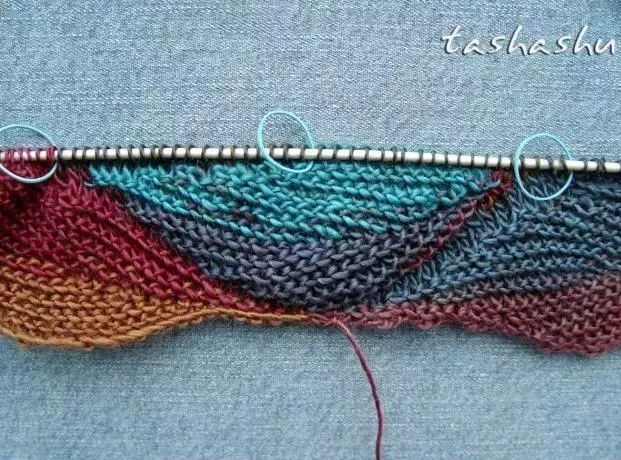 一款美丽的树叶棒针织法教程,简单实用,编织毛衣可好看了
