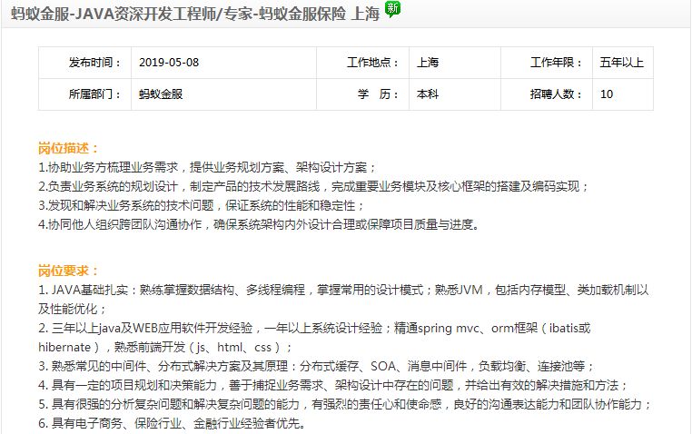 java招聘要求_Java真的要凉了吗(2)