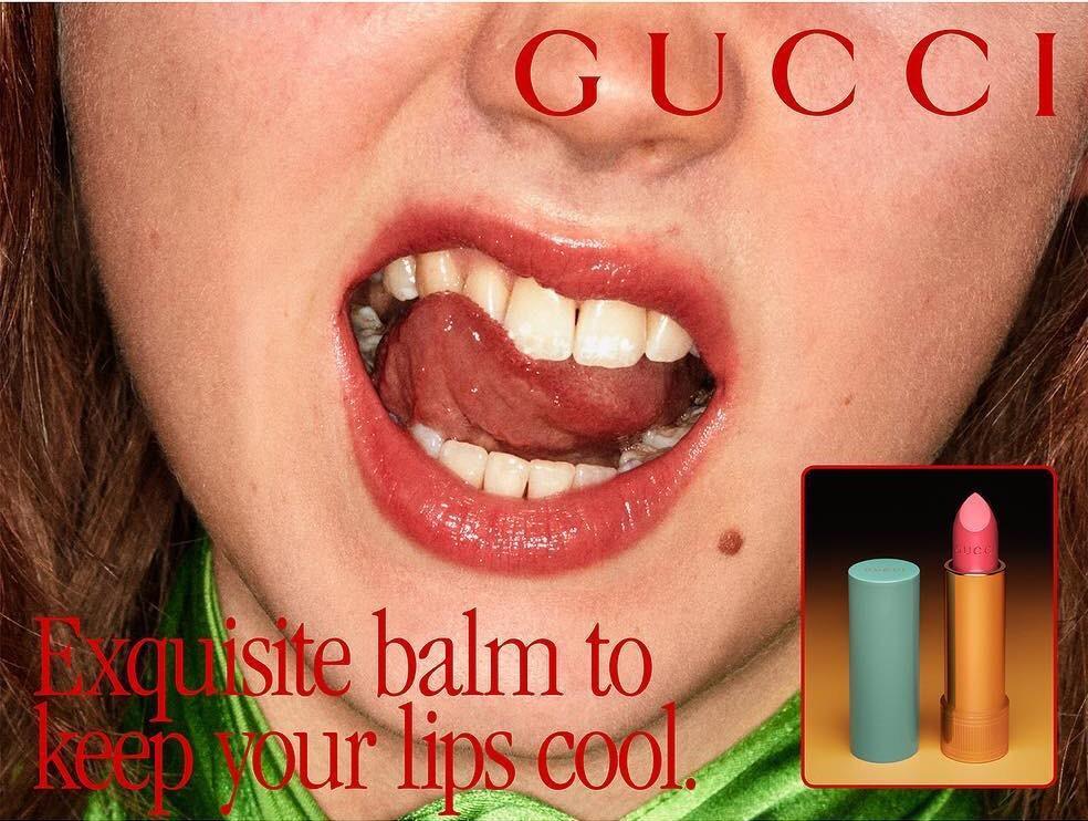 你觉得Gucci的口红广告“丑”？那就正中品牌下怀！