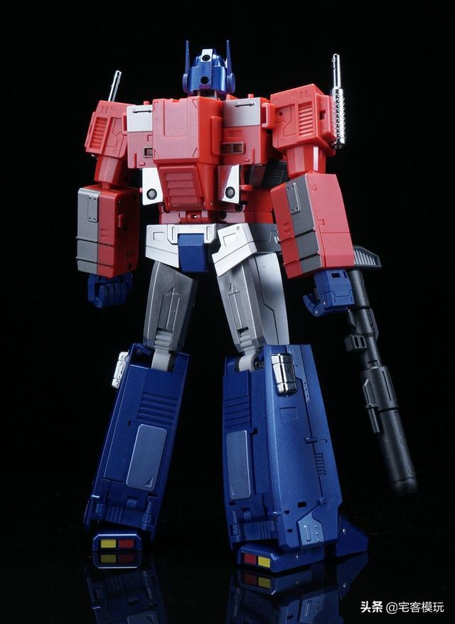 78官测:变形金刚第三方ms toys 01x 擎天柱 金属色