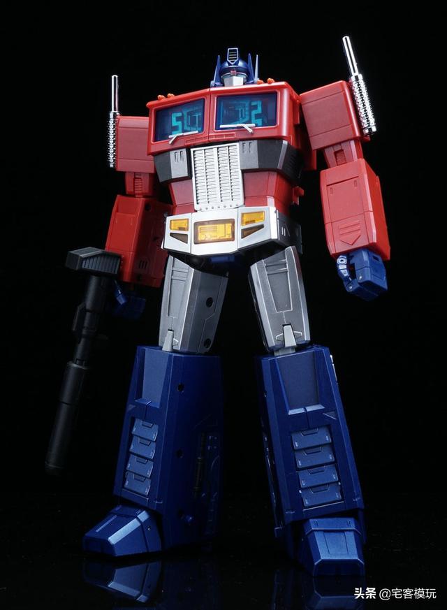 78官测:变形金刚第三方ms toys 01x 擎天柱 金属色