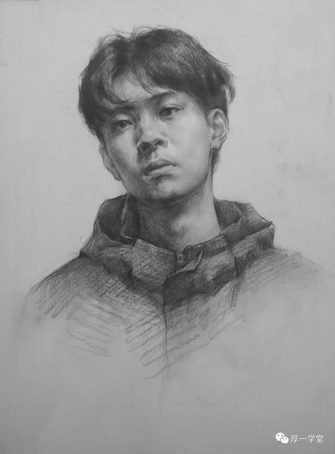 广州美术学院状元导师苏志鹏素描头像教学视频(附教师