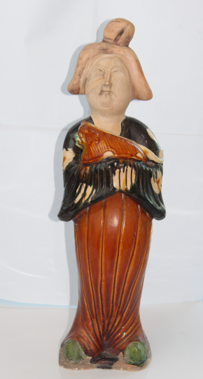 唐三彩侍女_唐代