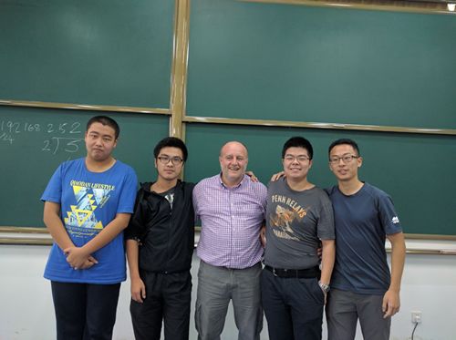 sean(软英2016年《计算机网络》的外教),于笑晨,赵林风个人风采赵林风