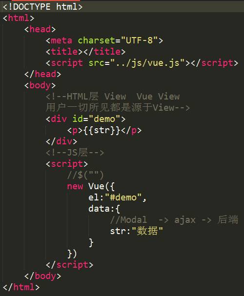web前端三大框架:网站搭之vue建框架