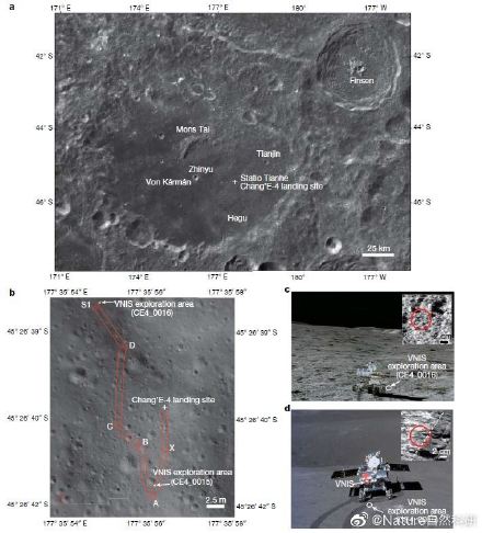 嫦娥四号揭秘月球背面:发现月球地幔物质_陨石坑