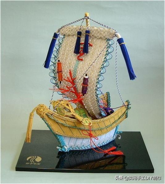 编绳作品mizuhiki水引绳结装点艺术作品