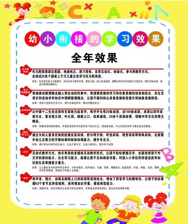 幼小衔接精品课程99元试听三节课语数外儿童乐园畅玩1次定制小包