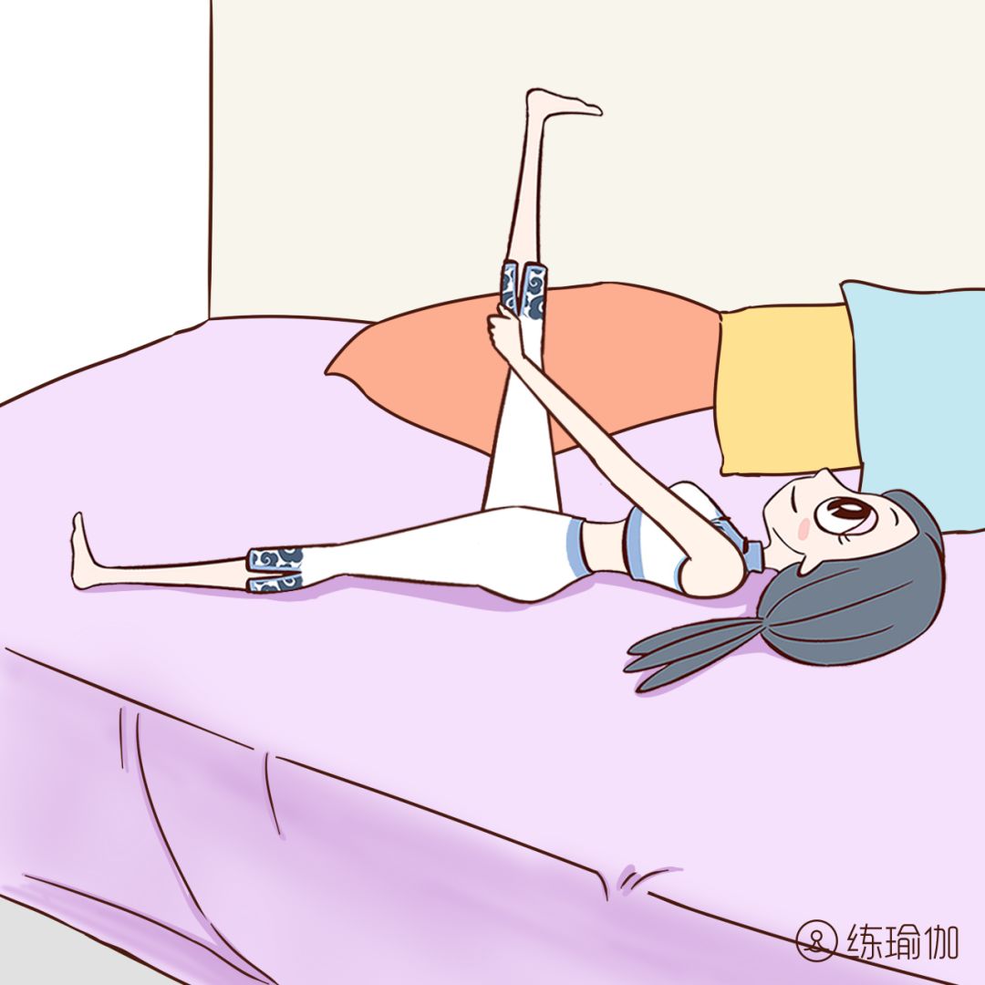 床上拉筋术,打开身体所有经络,效果惊人