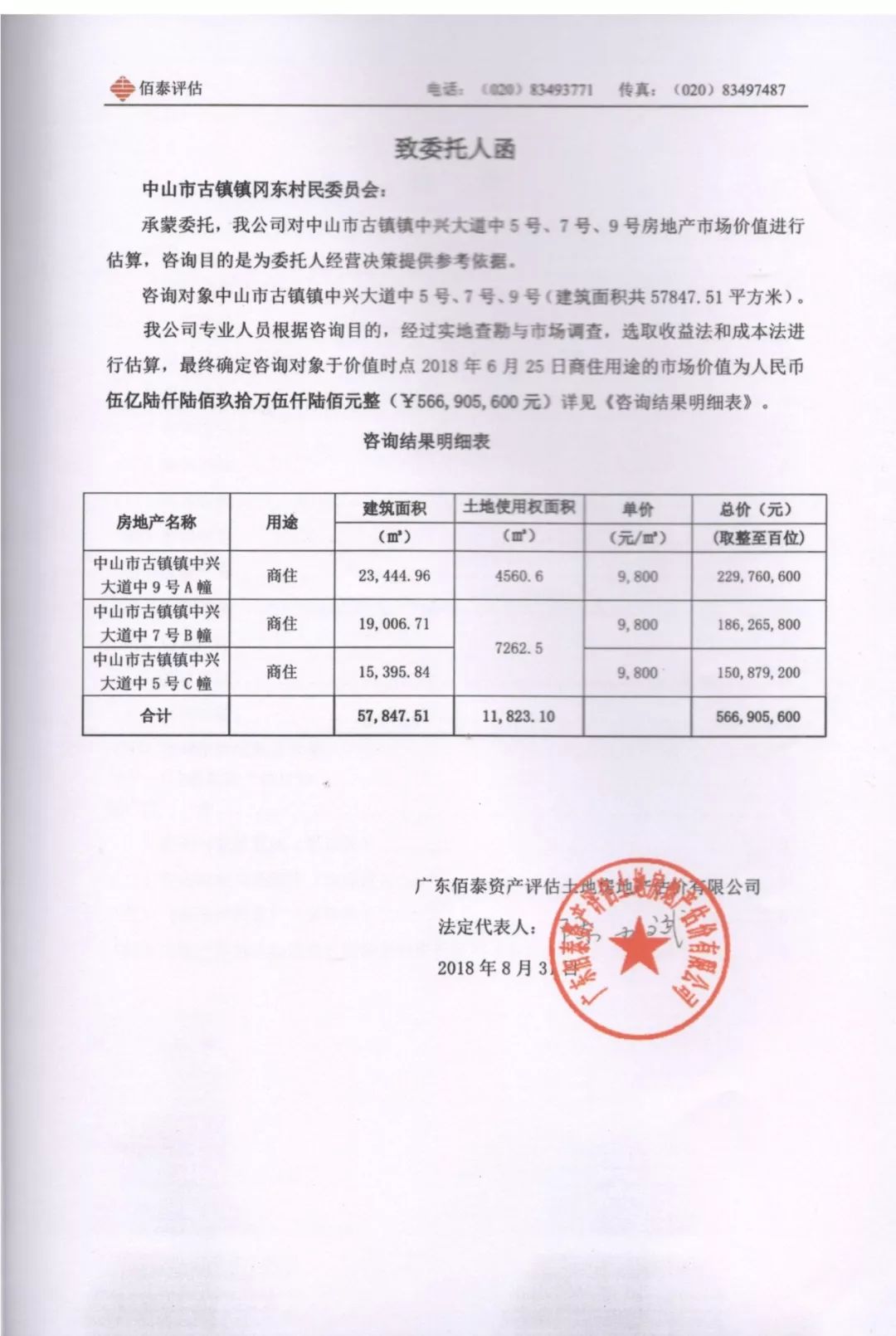 冈东村专项审计报告和评估报告书