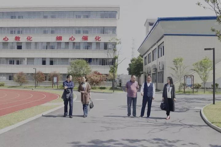 常德市汽车机电学校相关负责人调研现场