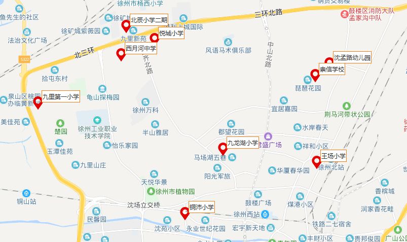 鼓楼区在建学校名单△鼓楼区位于徐州市区北半部,是徐州的主城区之一