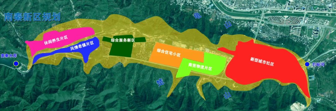 目前,区域内商洛中心客运站,龟山公园,移民安置社区已建成,环城南路