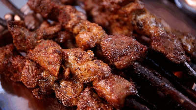 舌尖同款『红柳烤串』在天津就能吃到!硬核西北菜,一口爱上!