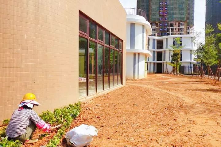 骋望珺玺社区品牌幼儿园近照曝光有望秋季开园