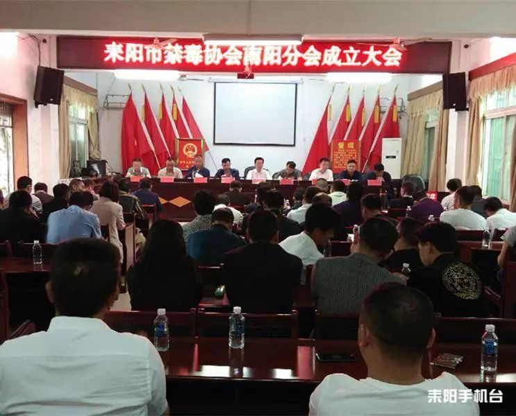 耒阳市南阳镇召开市禁毒协会分会成立大会