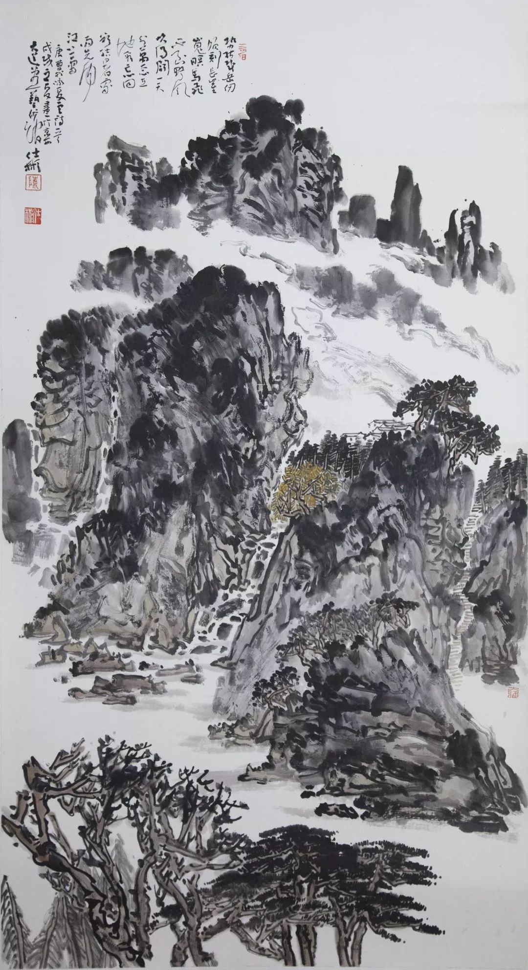 陈仕彬山水画作品展亮相山水美术馆