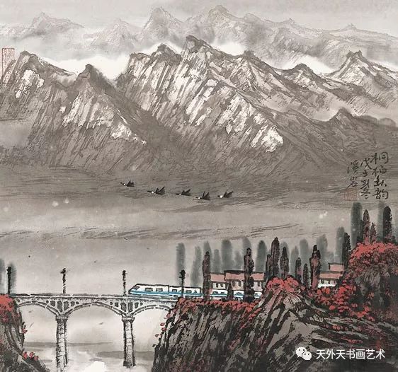 【山水画欣赏】乔溪岩中国画作品集