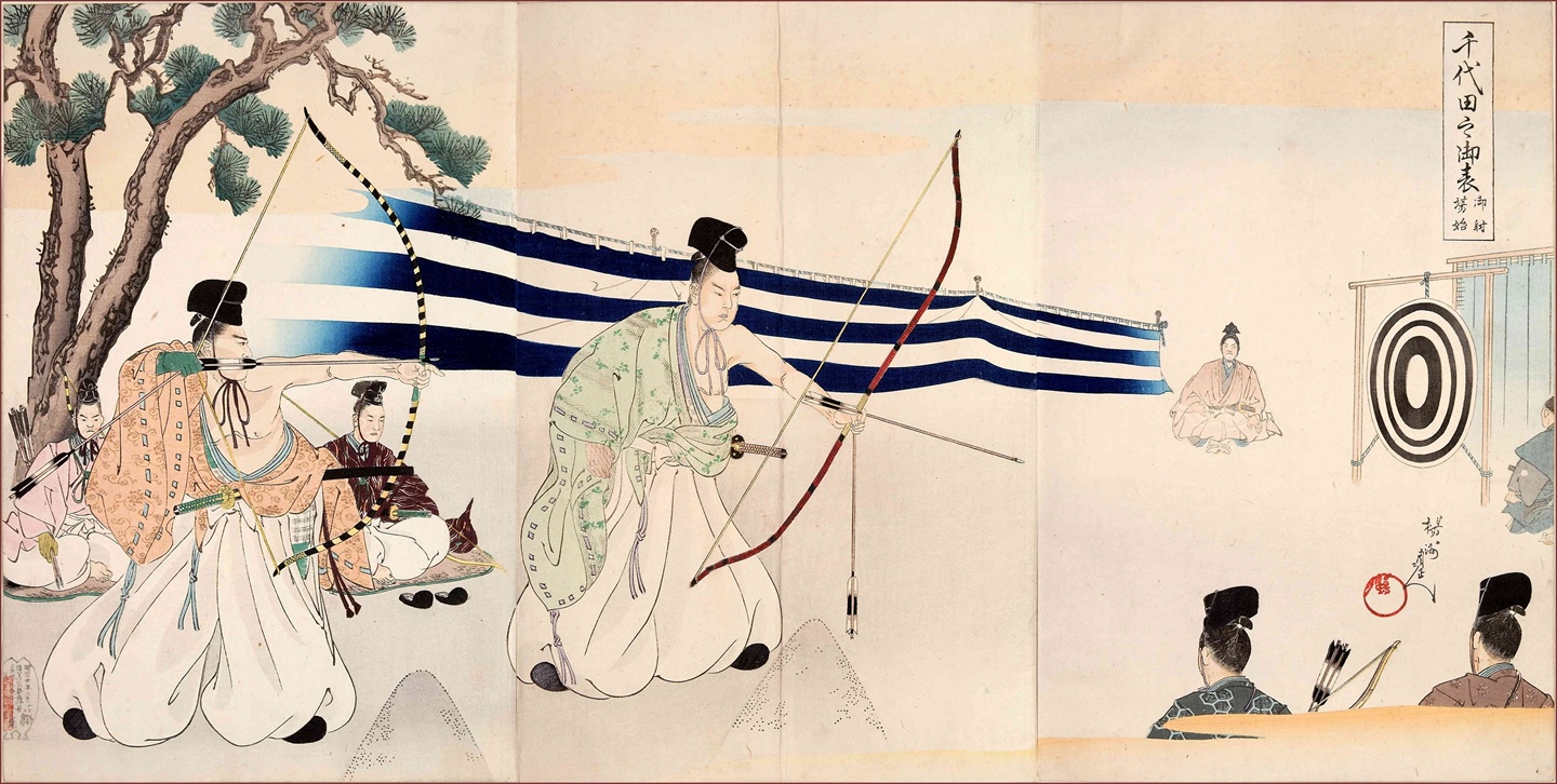 日本浮世绘画册 《千代田之御表》1838年 - 1912年